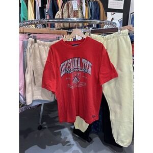 Vintage 90s Jansport Louisiana Tech University Bulldogs Arch Logo T Shirt XL